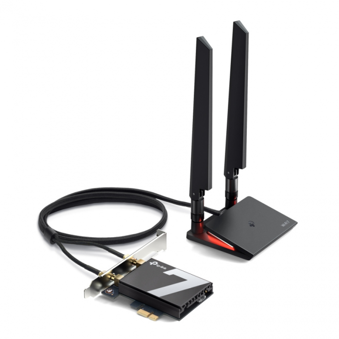 Трехдиапазонный беспроводной PCI Express-адаптер TP-LINK BE9300 Wi-Fi 7 с поддержкой Bluetooth 5.4 Archer TBE550E