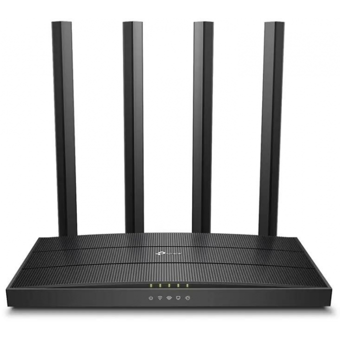Wi-Fi роутер TP-LINK ARCHER C6, Wi-Fi 5, AC1200, 2.4/5ГГц, 4 LAN, черный Archer C6 V2